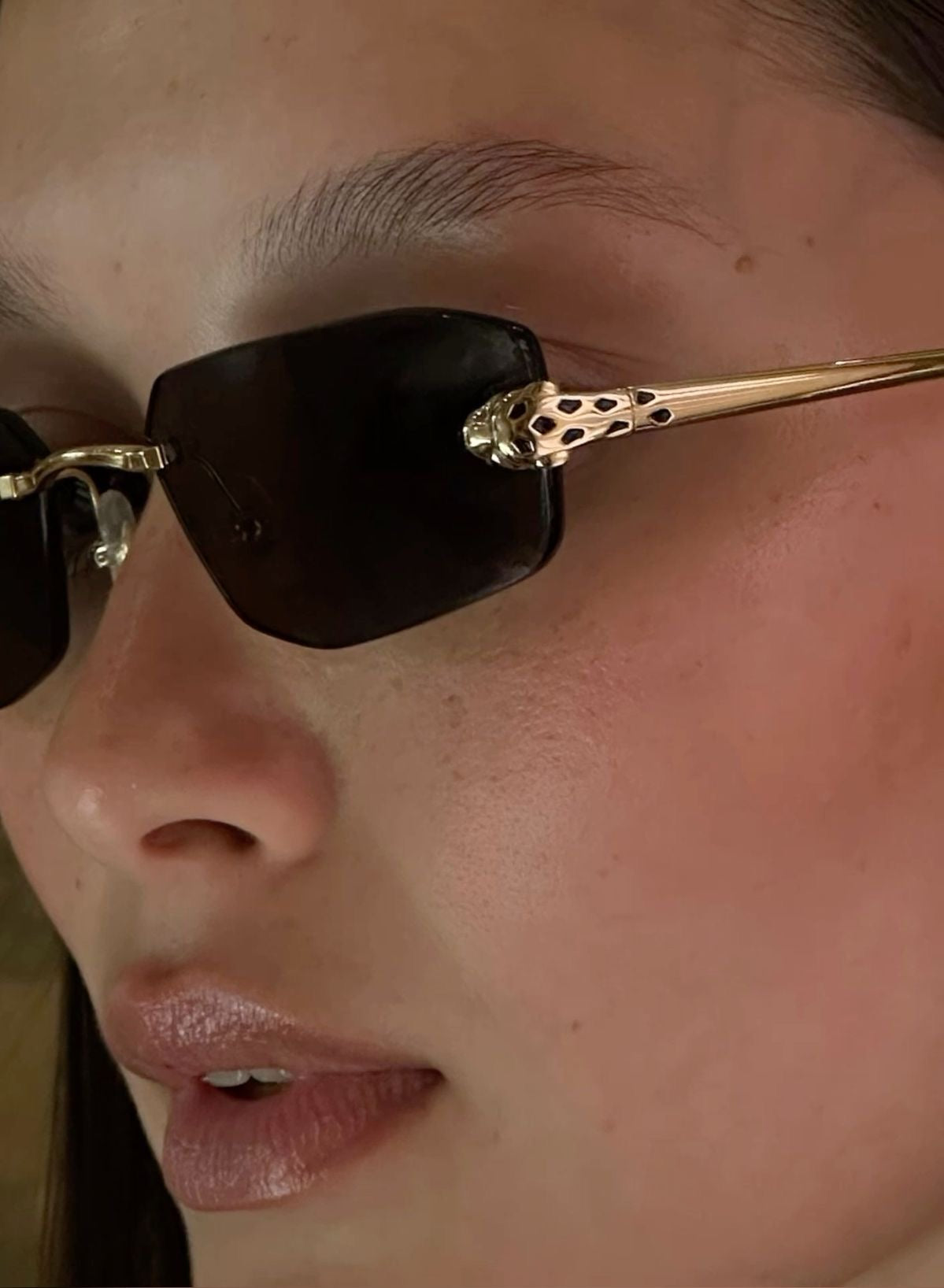 Cartier Panthère rimless rectangular