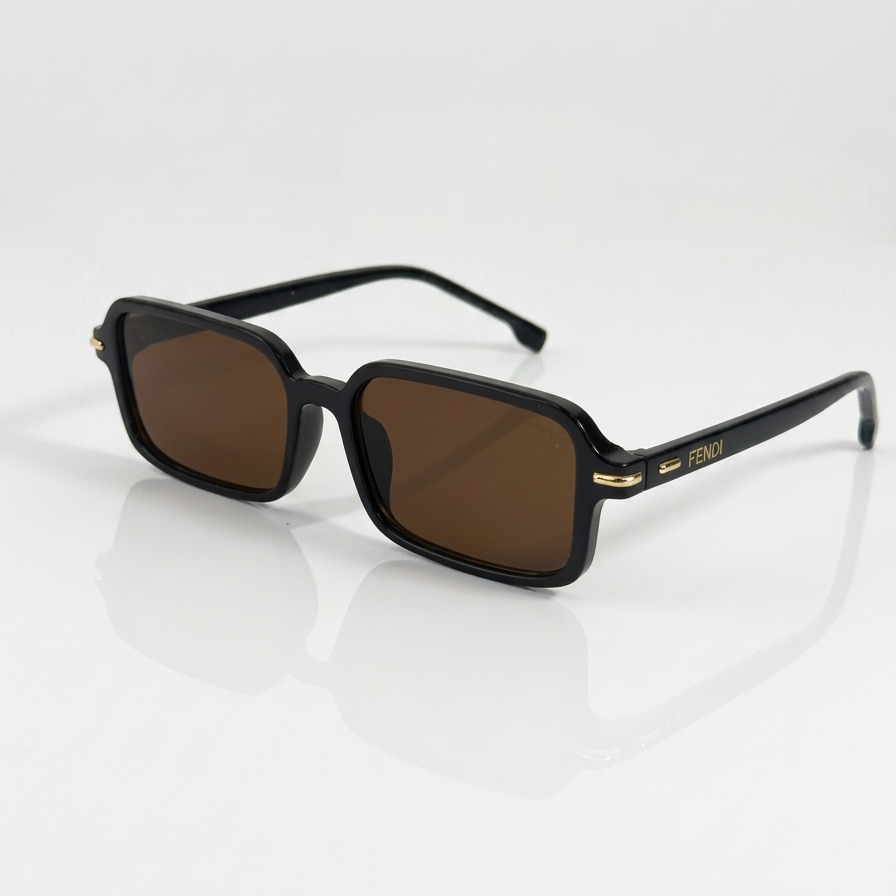 Fendi Selleria Rectangular Sunglasses