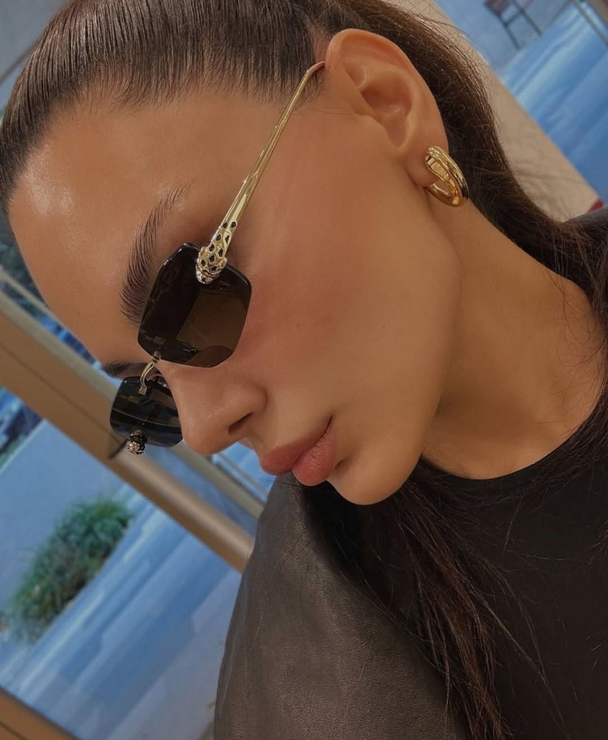 Cartier Panthère rimless rectangular