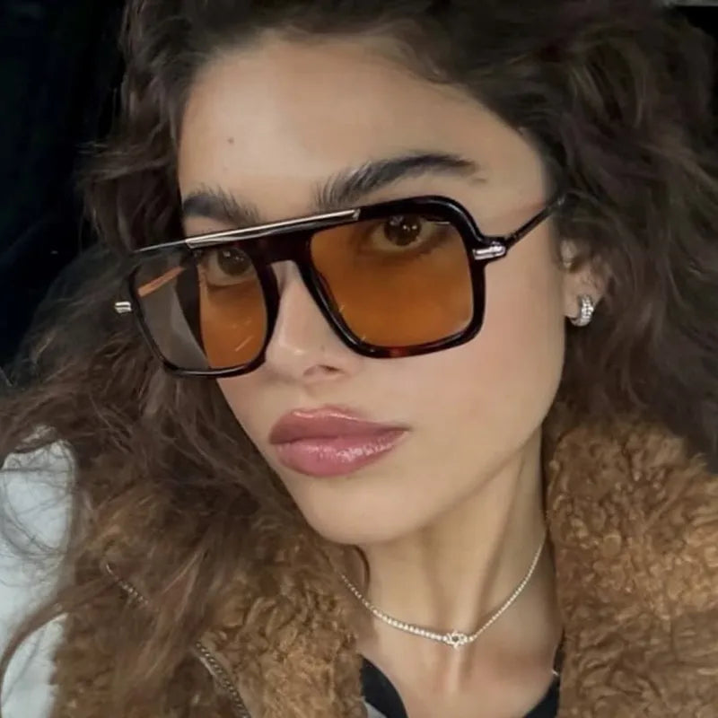 Trendy sunglasses retro style