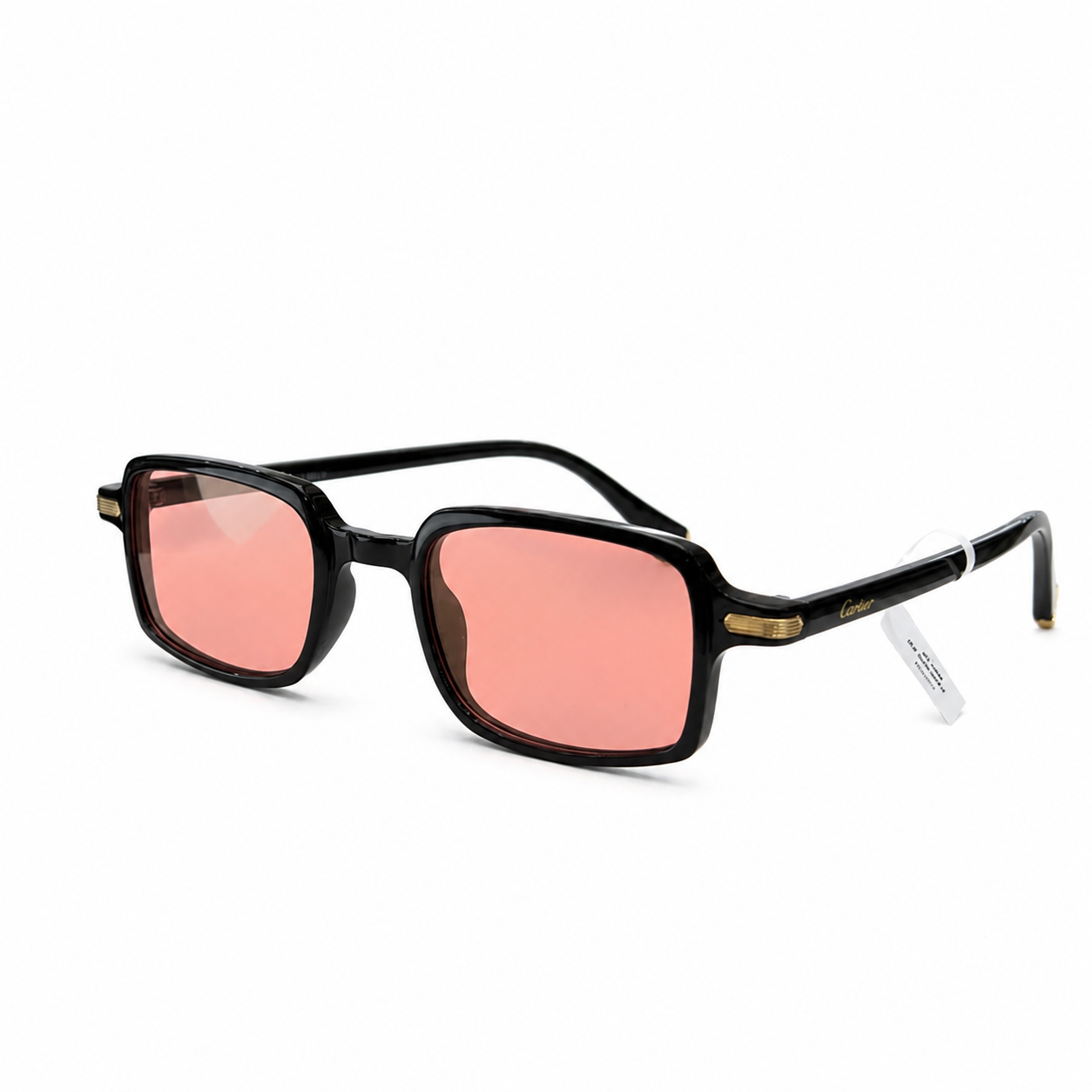 Cartier sunglasses feature a classic rectangular