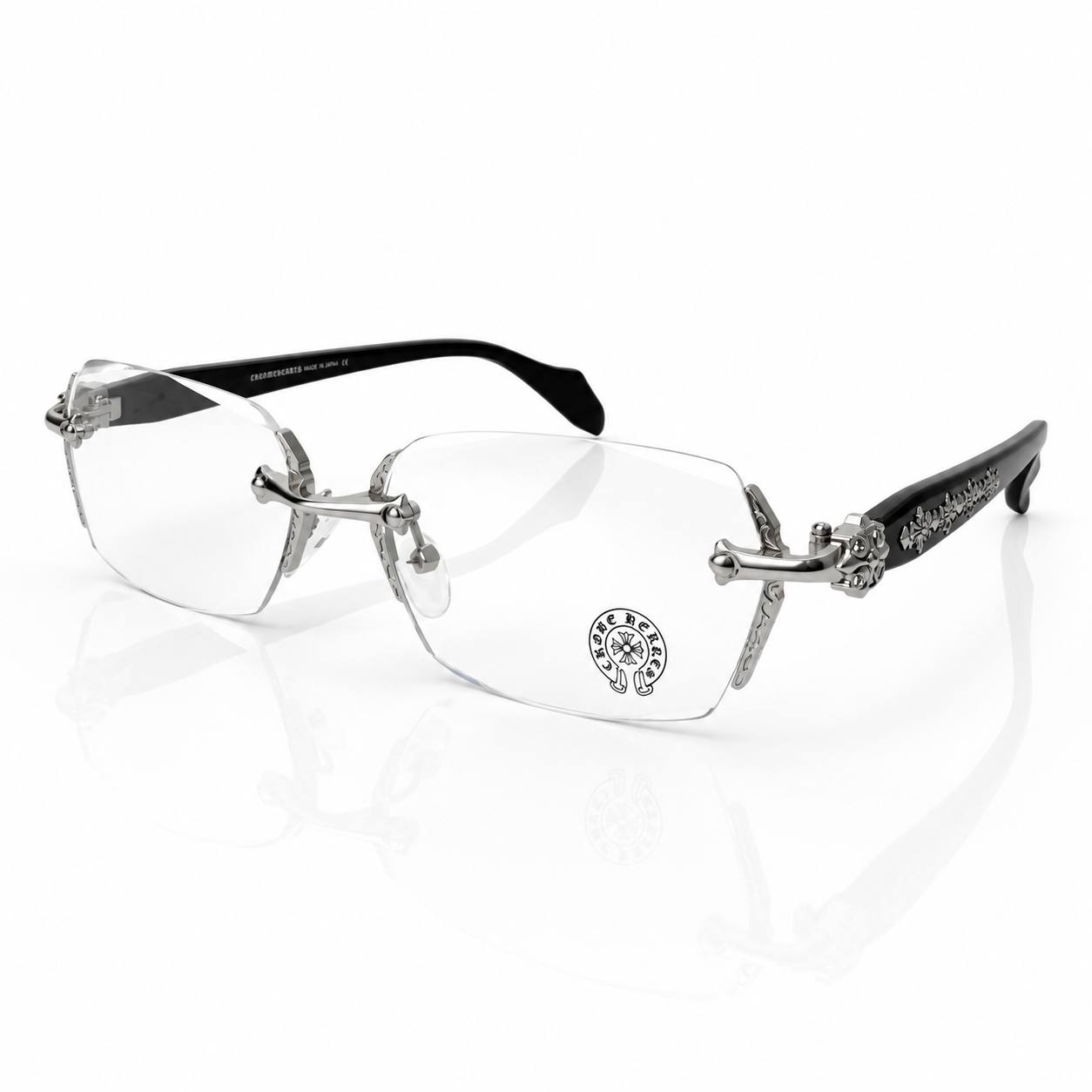 Chrome Hearts rimless glasses