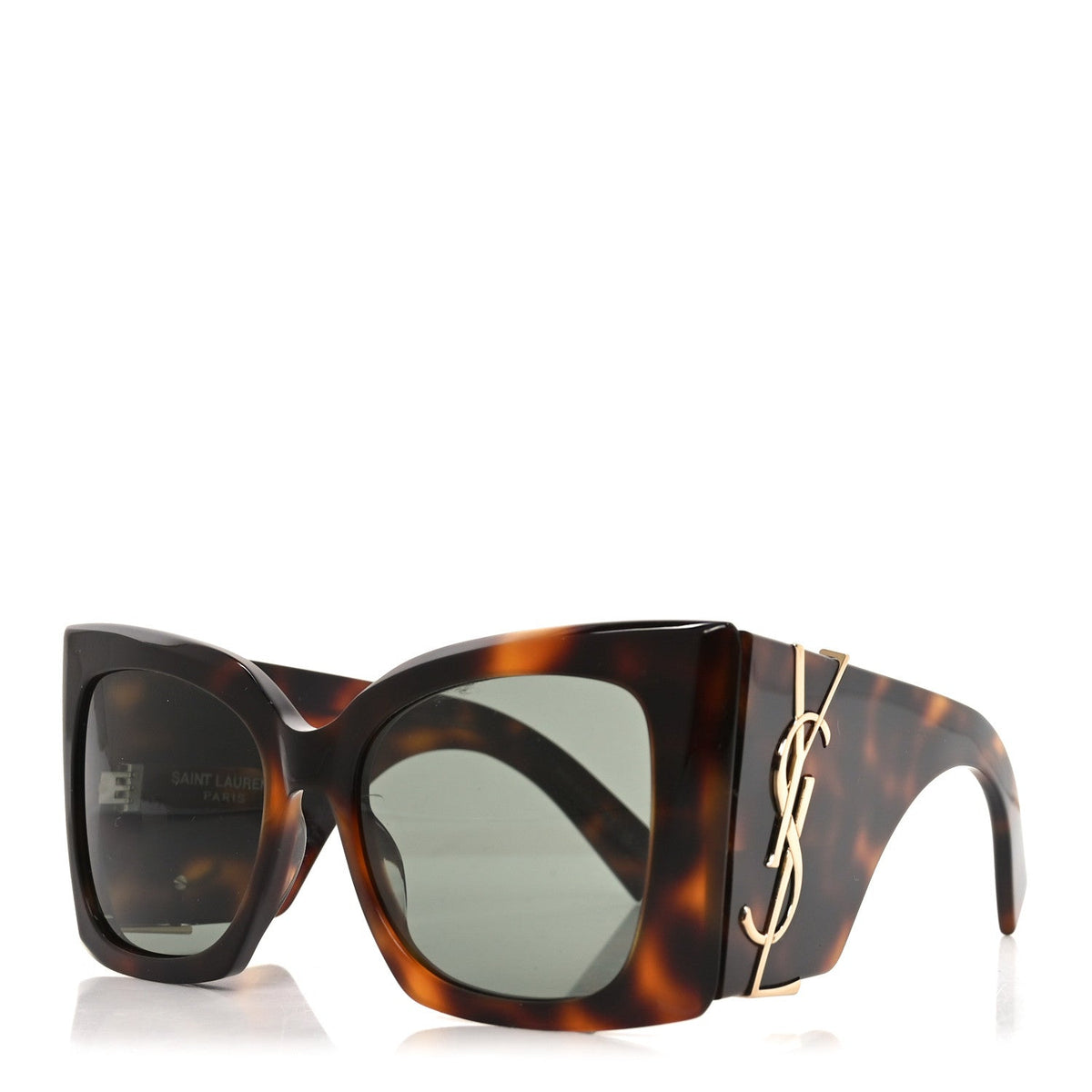Saint Laurent Women's SL M119 Blaze oversized cat-eye sunglasses