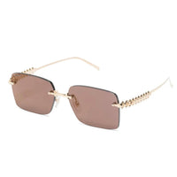 Cartier squared sunglasses rimless