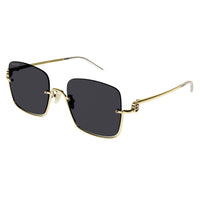 Gucci half frame square sunglasses