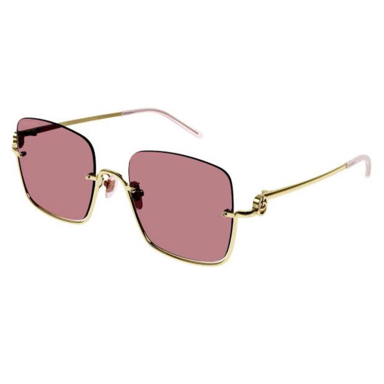 Gucci Half Frame Square Sunglasses
