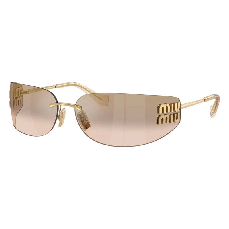Miu Miu MU A51S rimless rectangular sunglasses