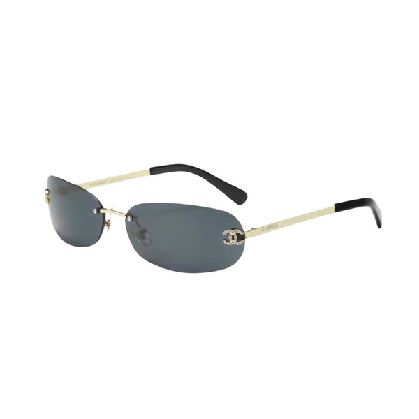 Chanel rimless sunglasses