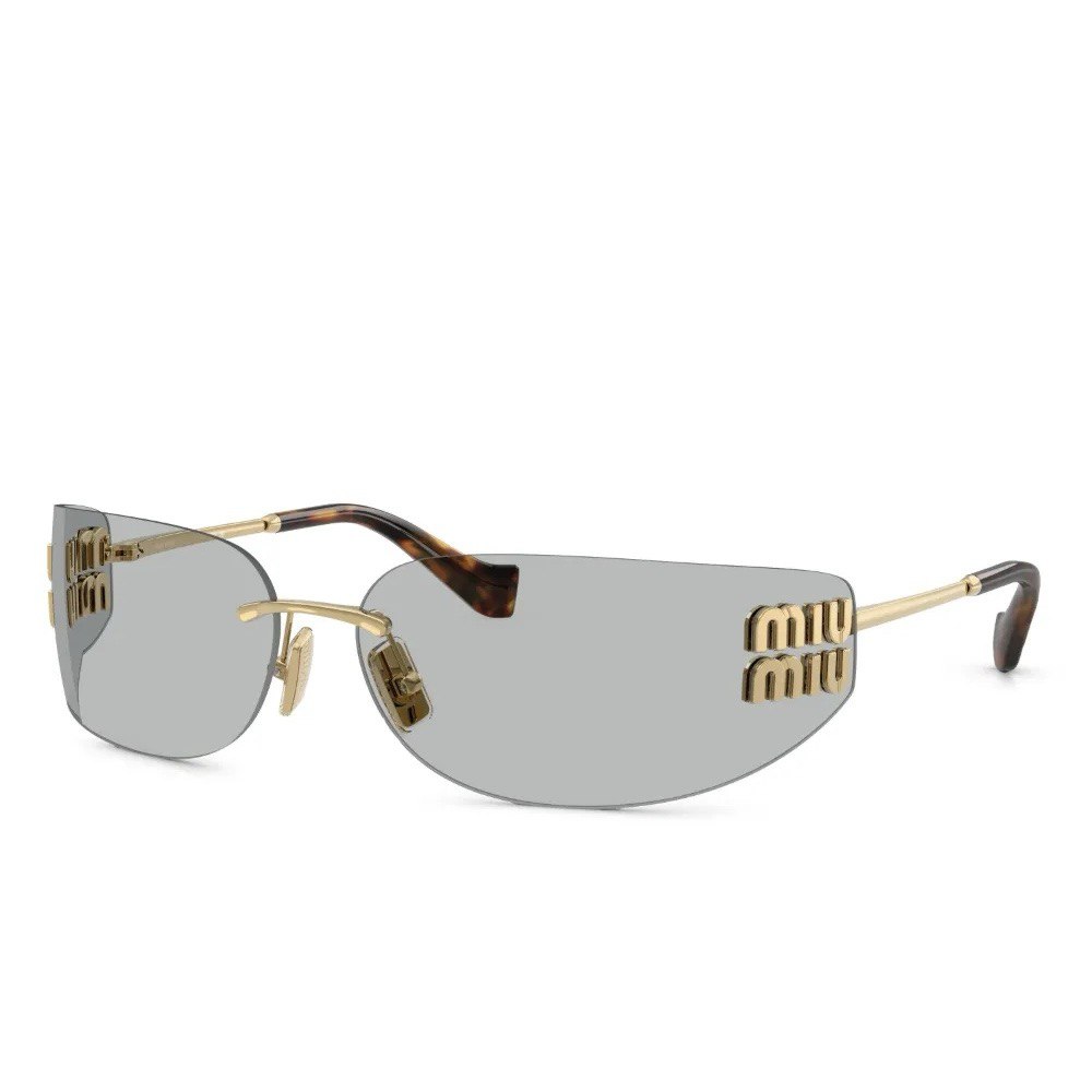 Miu Miu MU A51S rimless rectangular sunglasses