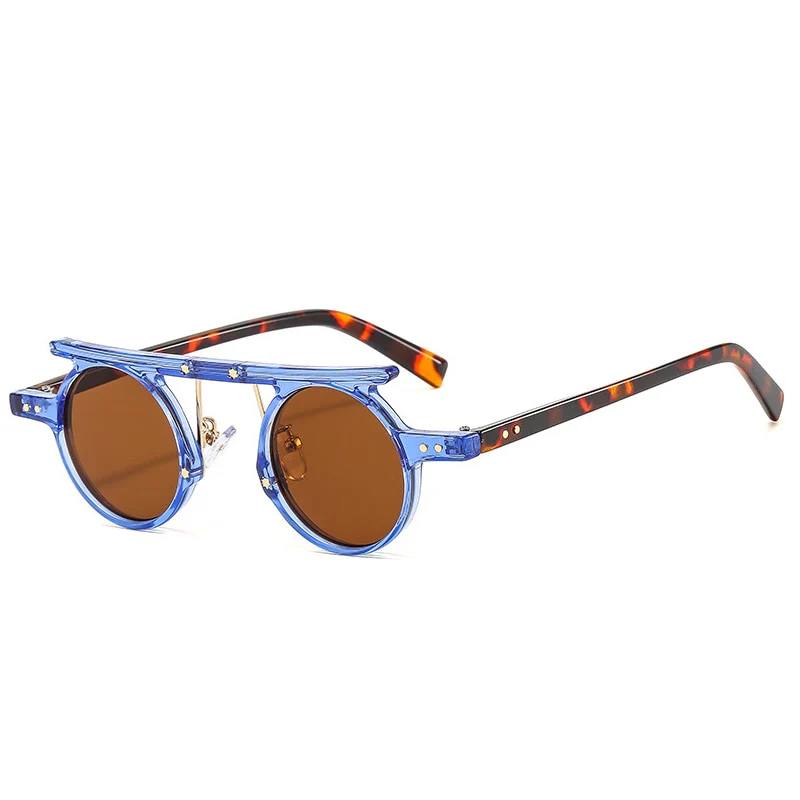 round, tortoise-shell, double-bridge