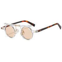 round, tortoise-shell, double-bridge